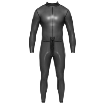 Latex Mens Jumpsuit L
