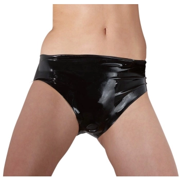 Latex Briefs Dildo M