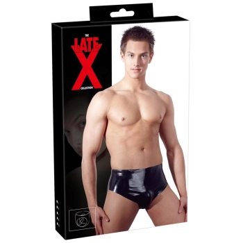 Mens Latex Briefs with PlugXL