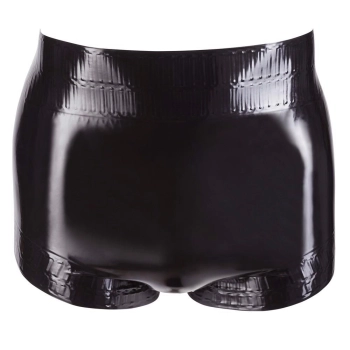 Latex Diaper Briefs black XL