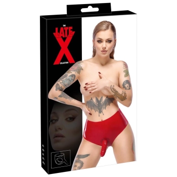 Dildo-Slip aus Latex XL