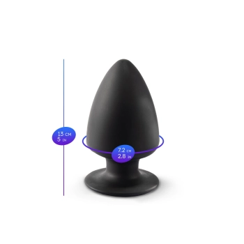 Korek analny Silexd Model 1 L czarny 9 cm