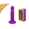 Dildo silikonowe Hitsens 3 Adrien Lastic fioletowe z przyssawką