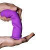 Dildo silikonowe Hitsens 3 Adrien Lastic fioletowe z przyssawką