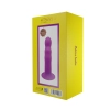 Dildo silikonowe Hitsens 3 Adrien Lastic fioletowe z przyssawką