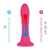 Dildo termoreaktywne Dreamy Silexd Fantasy Line różowe 18 cm