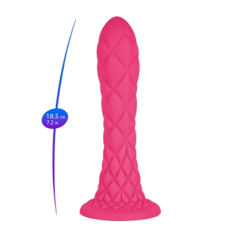 Dildo termoreaktywne Dreamy Silexd Fantasy Line różowe 18 cm