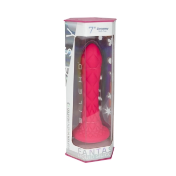 Dildo termoreaktywne Dreamy Silexd Fantasy Line różowe 18 cm