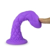 Dildo termoreaktywne Silexd Dreamy liliowe 18 cm