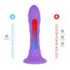 Dildo termoreaktywne Silexd Dreamy liliowe 18 cm