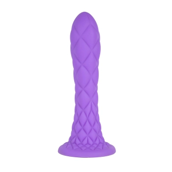 Dildo termoreaktywne Silexd Dreamy liliowe 18 cm