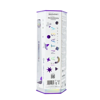 Dildo termoreaktywne Silexd Dreamy liliowe 18 cm