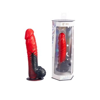 Dildo realistyczne Silexd Devil termoreaktywne 20 cm