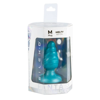 Korek analny termoreaktywny Melty Silexd M 9 cm