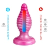 Korek analny Cherry Silexd spiralny perłowo różowy 9,2 cm