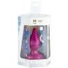 Korek analny Cherry Silexd spiralny perłowo różowy 9,2 cm