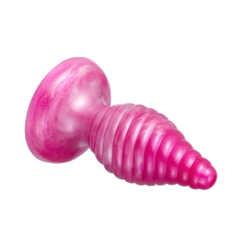 Korek analny Cherry Silexd spiralny perłowo różowy 9,2 cm