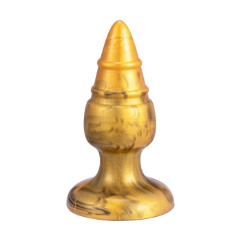 Korek analny Goldy Silexd złoty termoreaktywny M 9,2cm