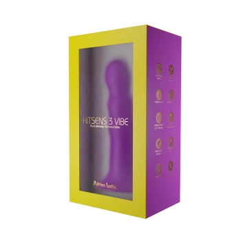 Wibrator realistyczny Adrien Lastic Hitsens 3 lila ładowalny 18 cm