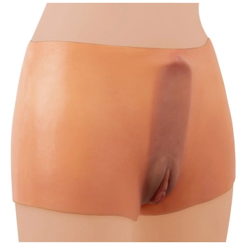 Majtki z realistyczną pochwą liquid silicone You2Toys L
