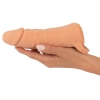 Masturbator z przedłużką Nature Skin Medium 18,5 cm