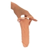 Masturbator z przedłużką Nature Skin Medium 18,5 cm
