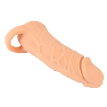 Masturbator z przedłużką Nature Skin Medium 18,5 cm
