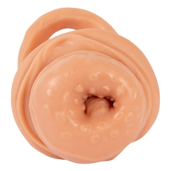 Masturbator z przedłużką Nature Skin Medium 18,5 cm
