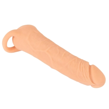 Realistyczny masturbator z extenderem Nature Skin Large 23,8 cm
