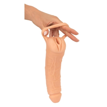 Realistyczny masturbator z extenderem Nature Skin Large 23,8 cm