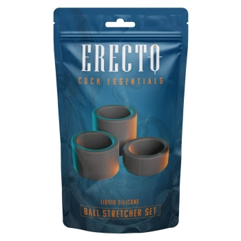 Zestaw pierścieni na jądra silikonowy Erecto 3 szt