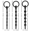 Zestaw 3 silikonowych penis plugów Penisplug 16 cm