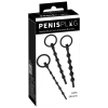 Zestaw 3 silikonowych penis plugów Penisplug 16 cm