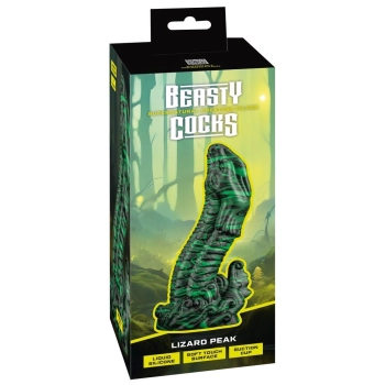 Dildo Beasty Cocks Lizard Peak silikonowe 22 cm