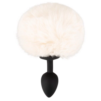 Fluffy Tail White S