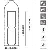 Rękaw silikonowy Suck-O-Mat 3 XL 21 cm