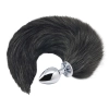 Alive Black&White Fox Tail S
