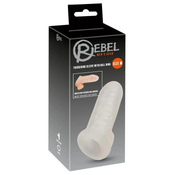 Przedłużka z pierścieniem Rebel TPE 16,5 cm