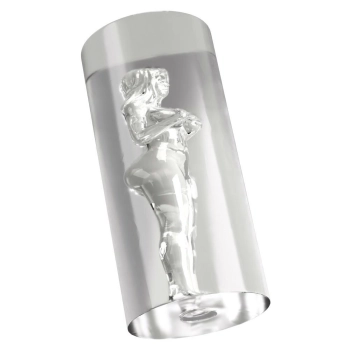 Masturbator Stroker tunelowy przezroczysty 14 cm