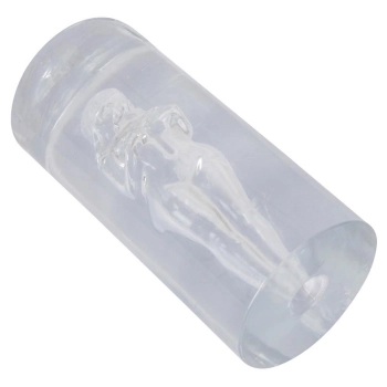 Masturbator Stroker tunelowy przezroczysty 14 cm