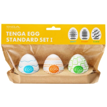 Masturbator Tenga Egg Standard zestaw 3 szt 7 cm