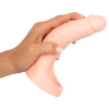 Pierścień wibrujący Realistixxx Double Fucker 18 cm