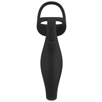 Pierścień erekcyjny Rebel z wibrującym korkiem prostaty USB
