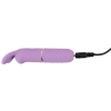 Mini wibrator króliczek Cuties fioletowy USB 10,8 cm