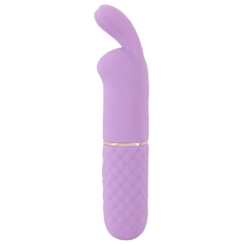 Mini wibrator króliczek Cuties fioletowy USB 10,8 cm