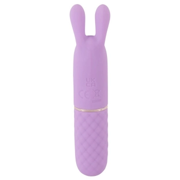 Mini wibrator króliczek Cuties fioletowy USB 10,8 cm