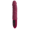 Wibrator realistyczny beau coeur Varelo czerwony silikonowy USB 23 cm