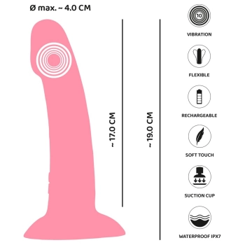 Wibrator punktu G You2Toys Heart Guy różowy silikonowy USB