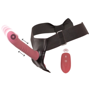 Wibrator strap on You2Toys Your różowy USB z pilotem