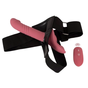 Wibrator strap on You2Toys Your różowy USB z pilotem